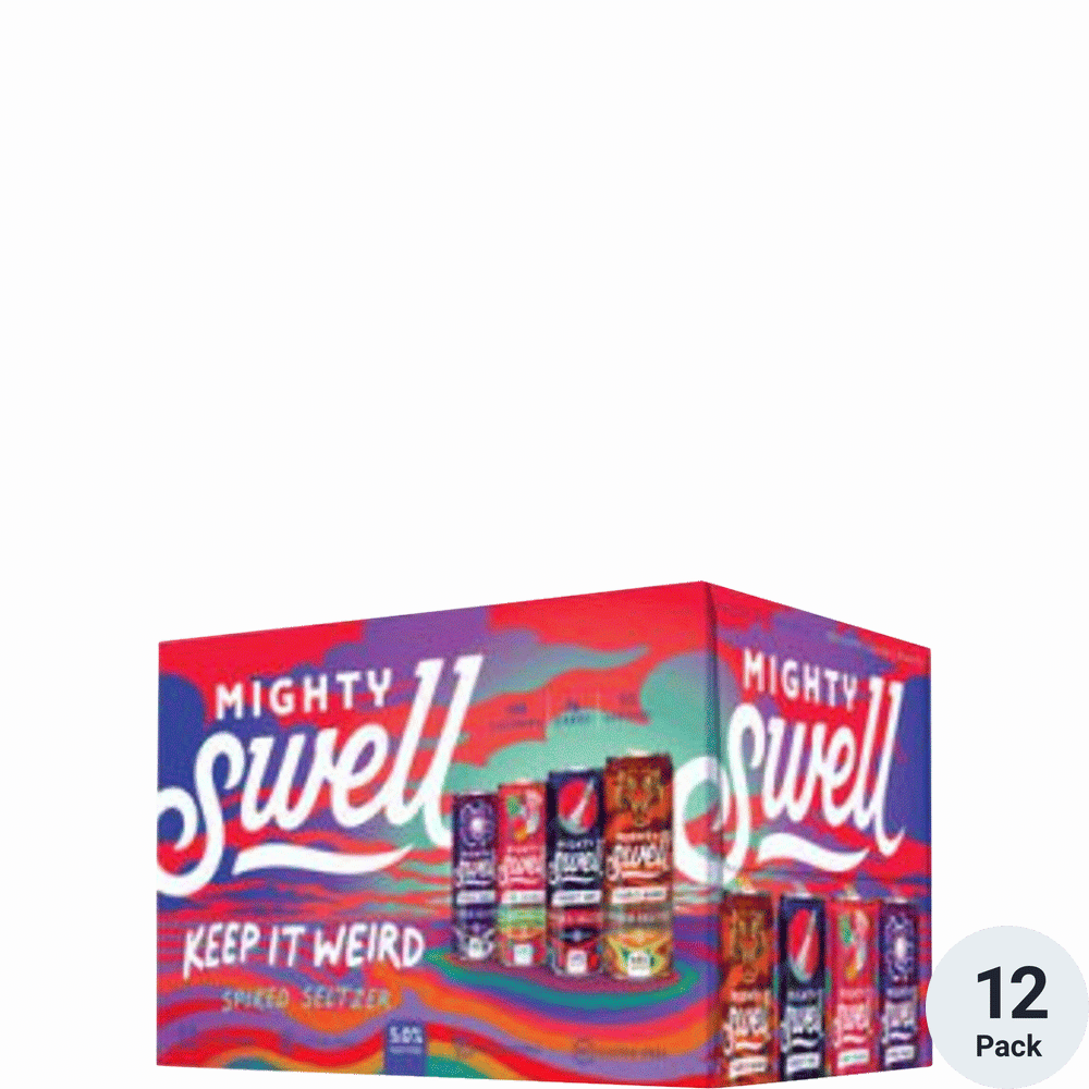 Mighty Swell Spiked Seltzer Variety Pack 12 oz Cans