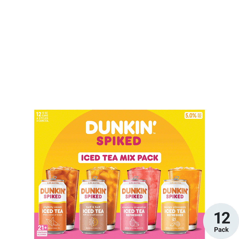 Dunkin Spiked Iced Tea Mix Pack | Total Wine & More