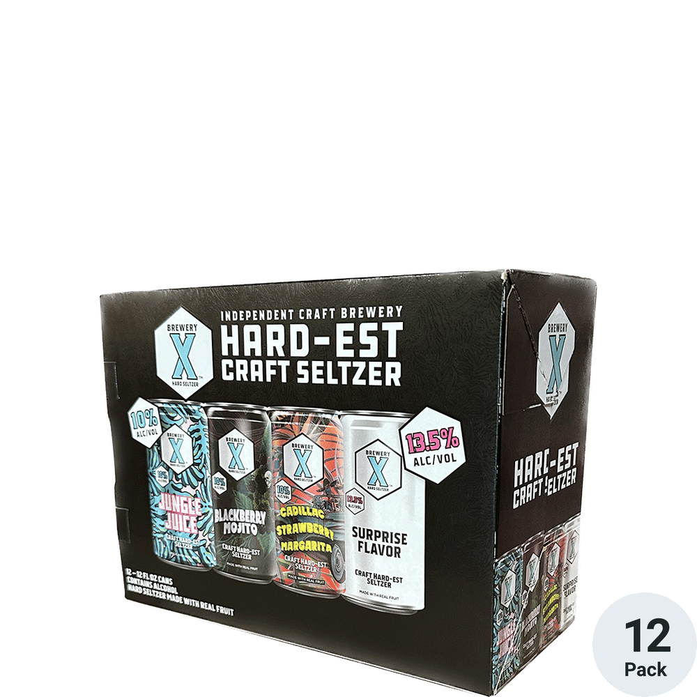 Brewery X Hard Seltzer Variety Pack 12pk 12oz Can