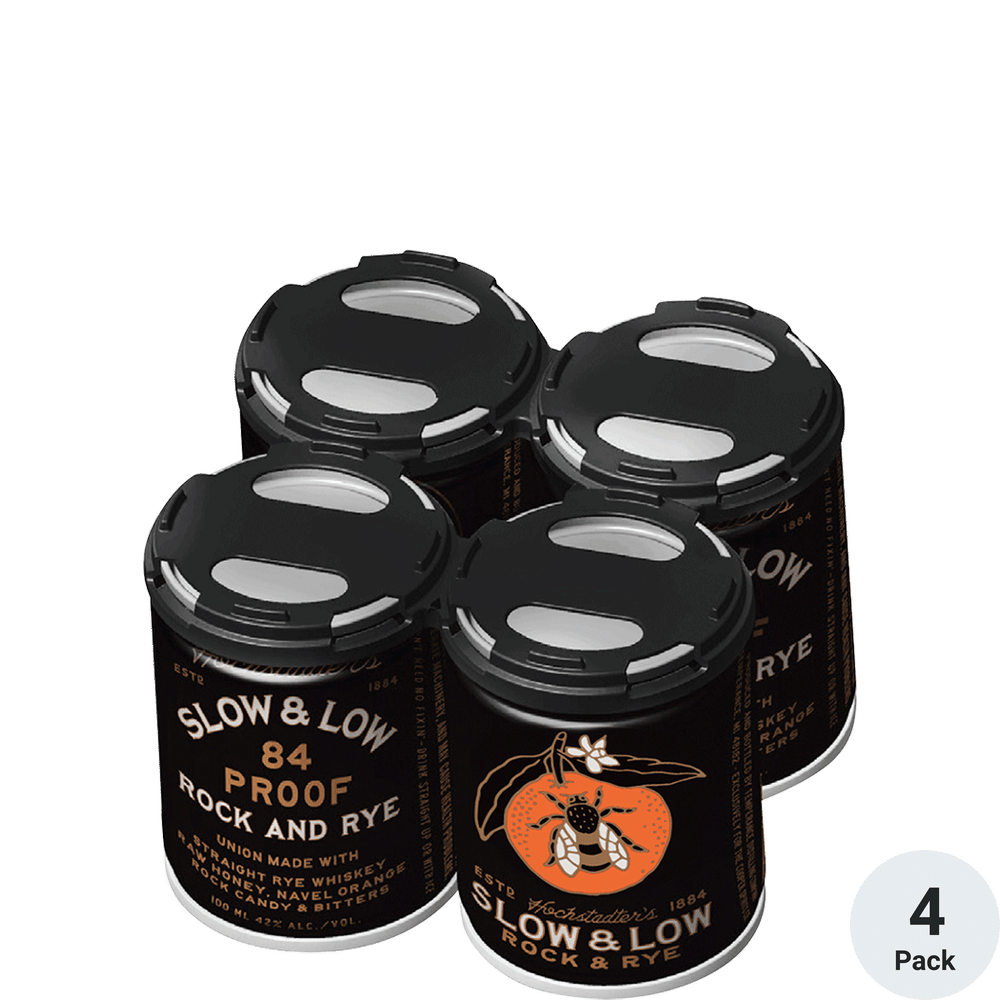 Slow & Low Rock & Rye Whiskey Cans