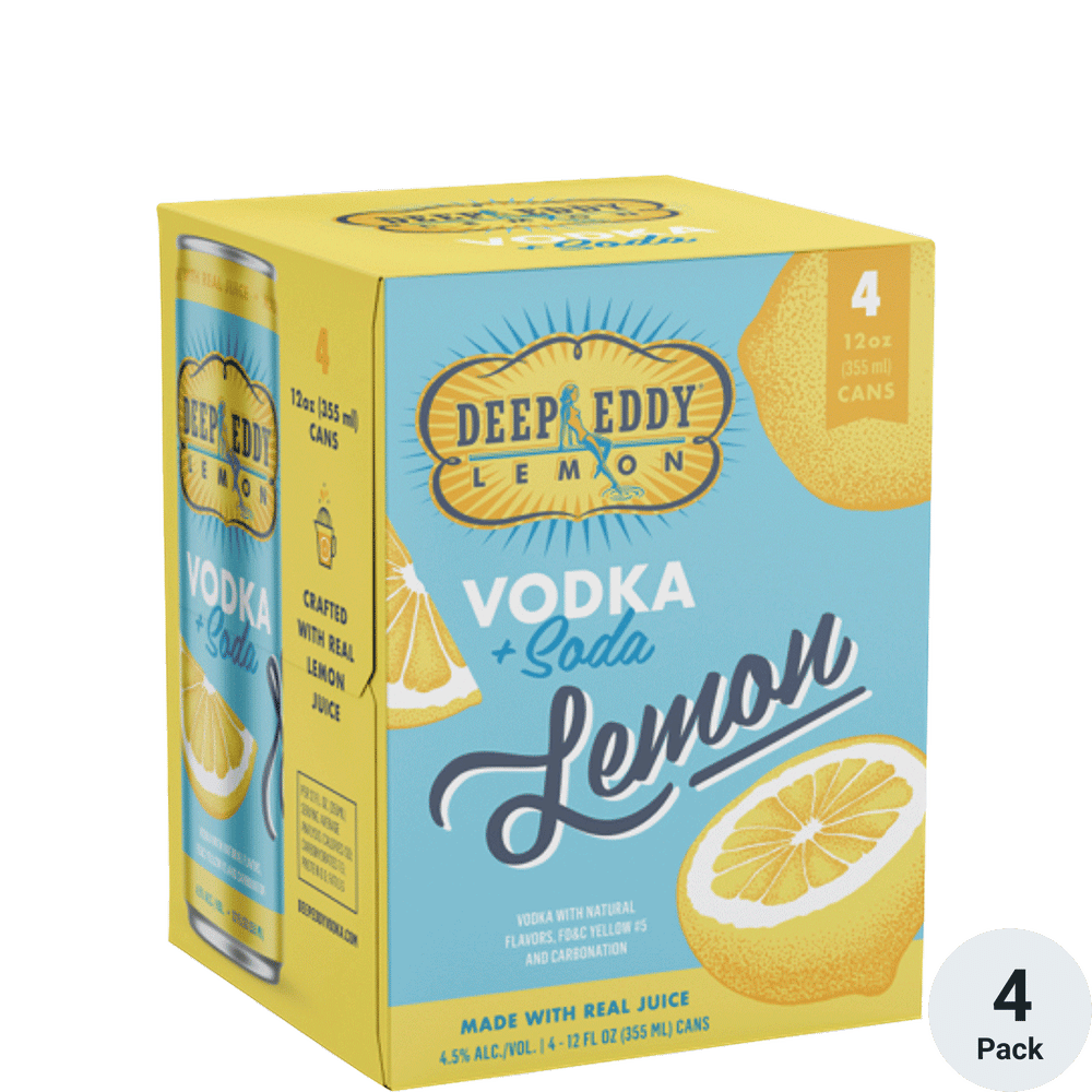 Deep Eddy Lemon Vodka Soda Total Wine & More