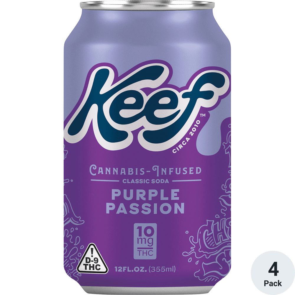 Keef THC 10mg Classic Soda Purple Passion | Total Wine & More