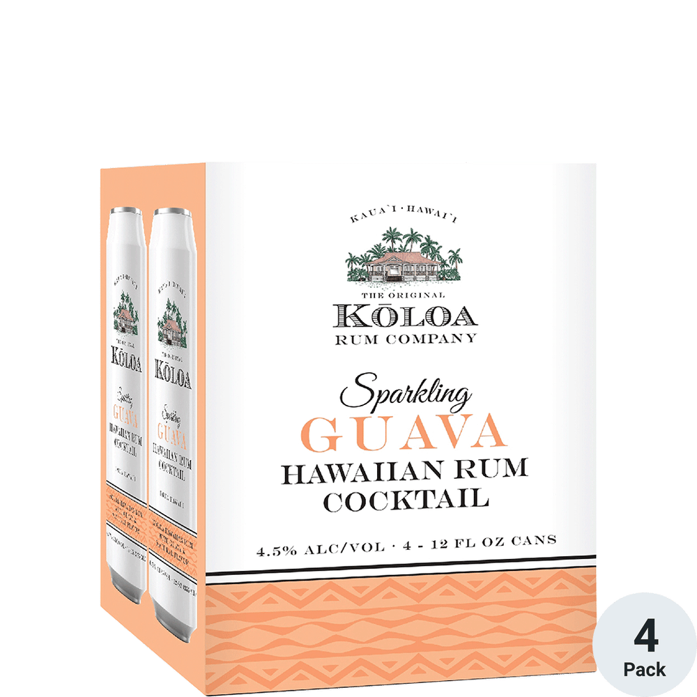 Koloa Sparkling Guava Hawaiian Rum Cocktail | Total Wine & More