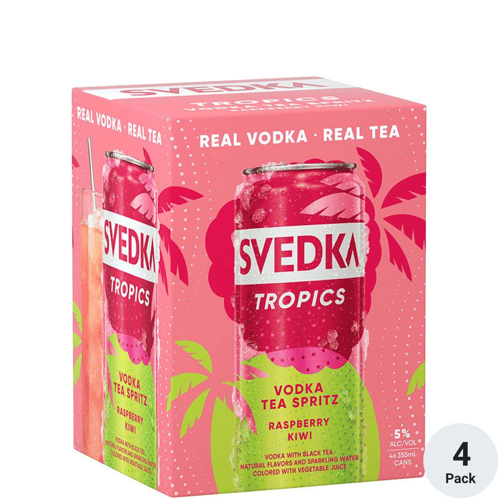 Svedka Tropics Raspberry Kiwi Vodka Tea Spritz Total Wine And More 6951