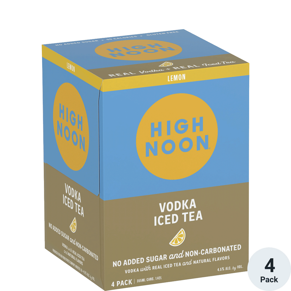 High Noon Vodka Hard Tea Lemon | Total Wine & More