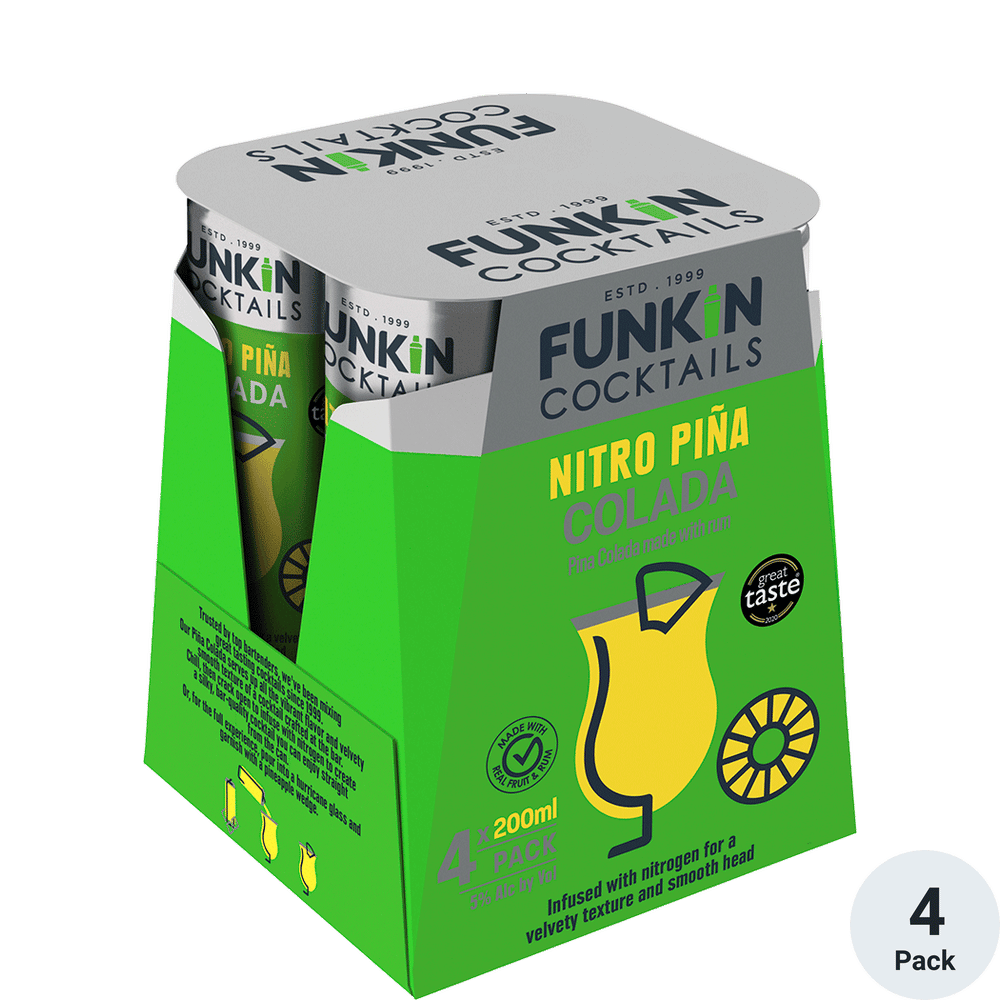 Funkin Pina Colada Nitro Cocktail | Total Wine & More