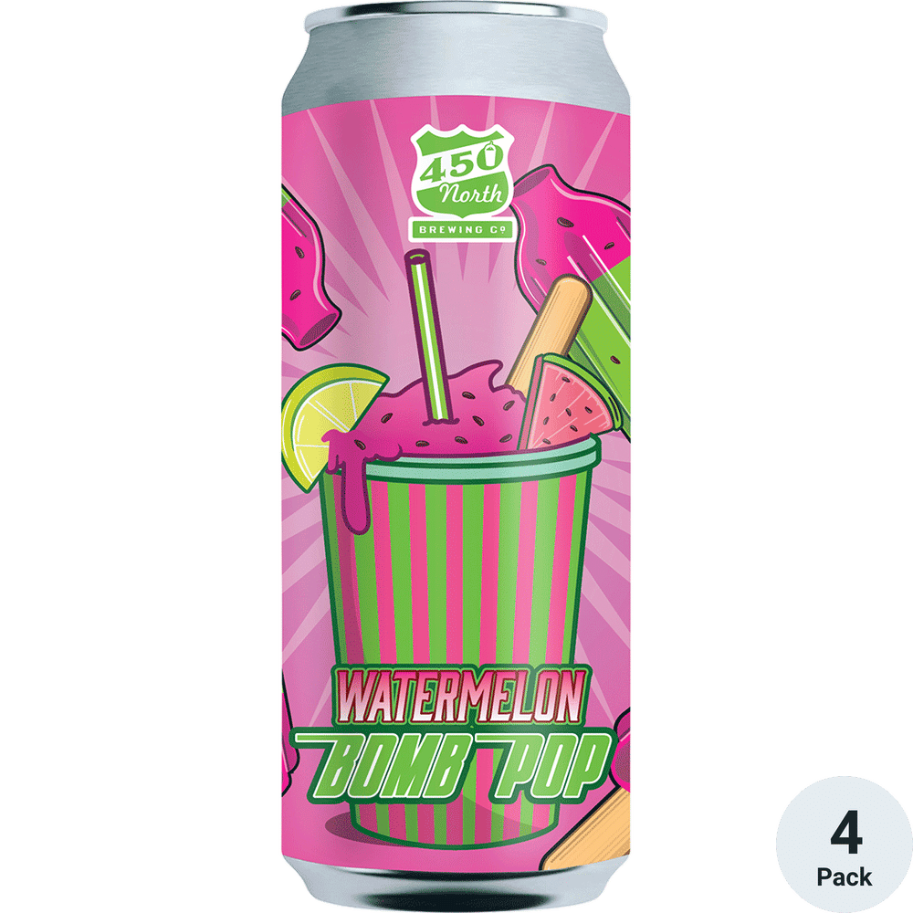 450 North Slushy XXL Watermelon Bomb Pop | Total Wine & More