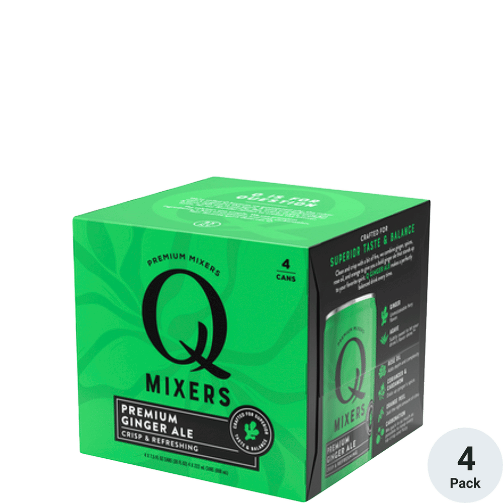 Q MIxers, Q Ginger Ale, 7.5 oz, 24 pack 