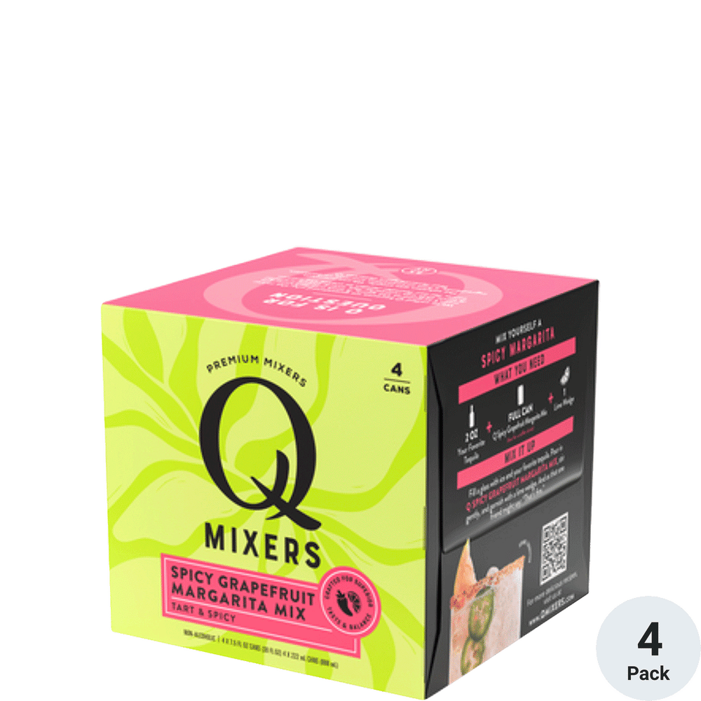 Save on Q Margarita Mix Non-Alcoholic - 4 pk Order Online Delivery