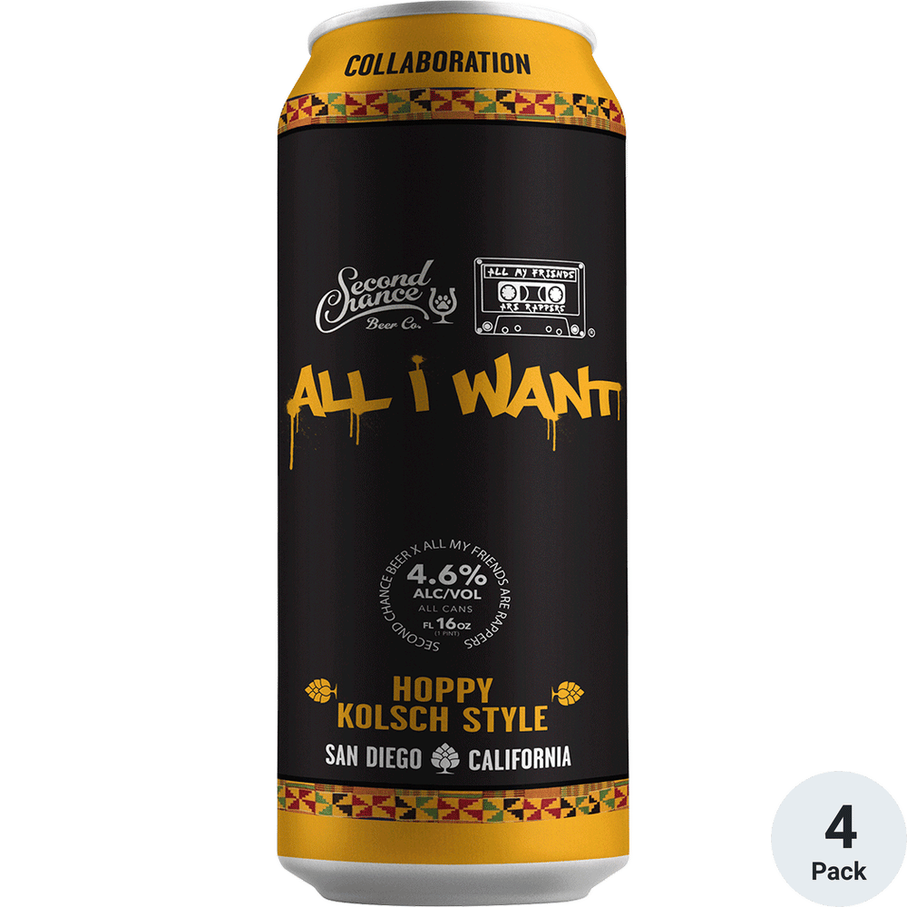 Second Chance All I Want Hoppy Kolsch-Style | Total Wine & More