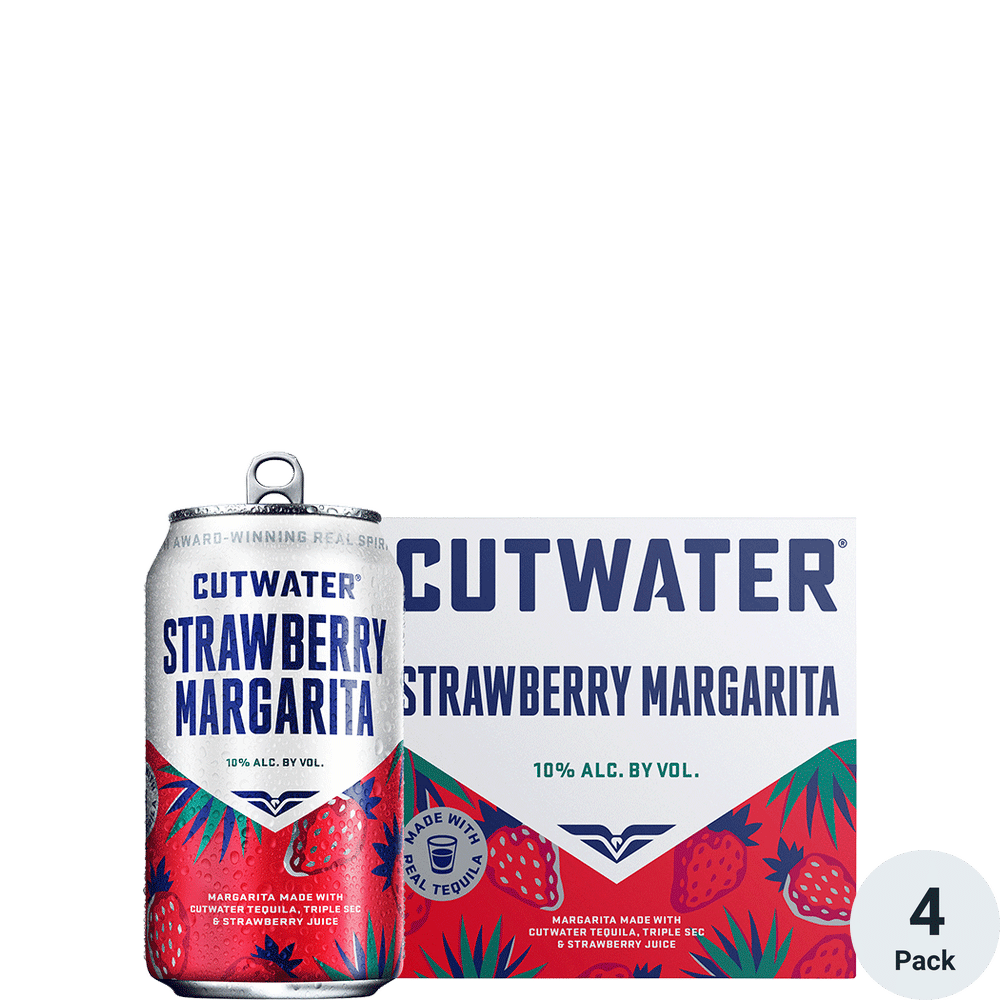 Cutwater Strawberry Margarita 4pk - Bargain Liquors