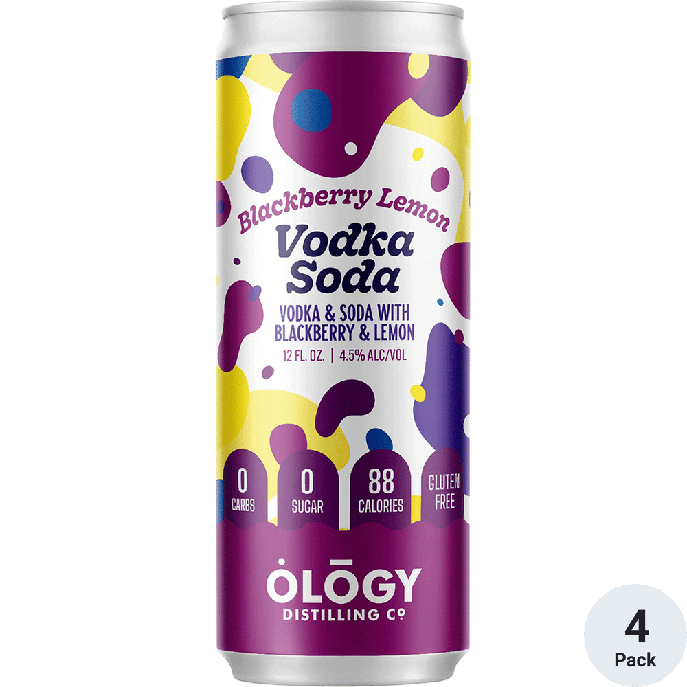 Ology Blackberry Lemon Vodka Soda Total Wine & More