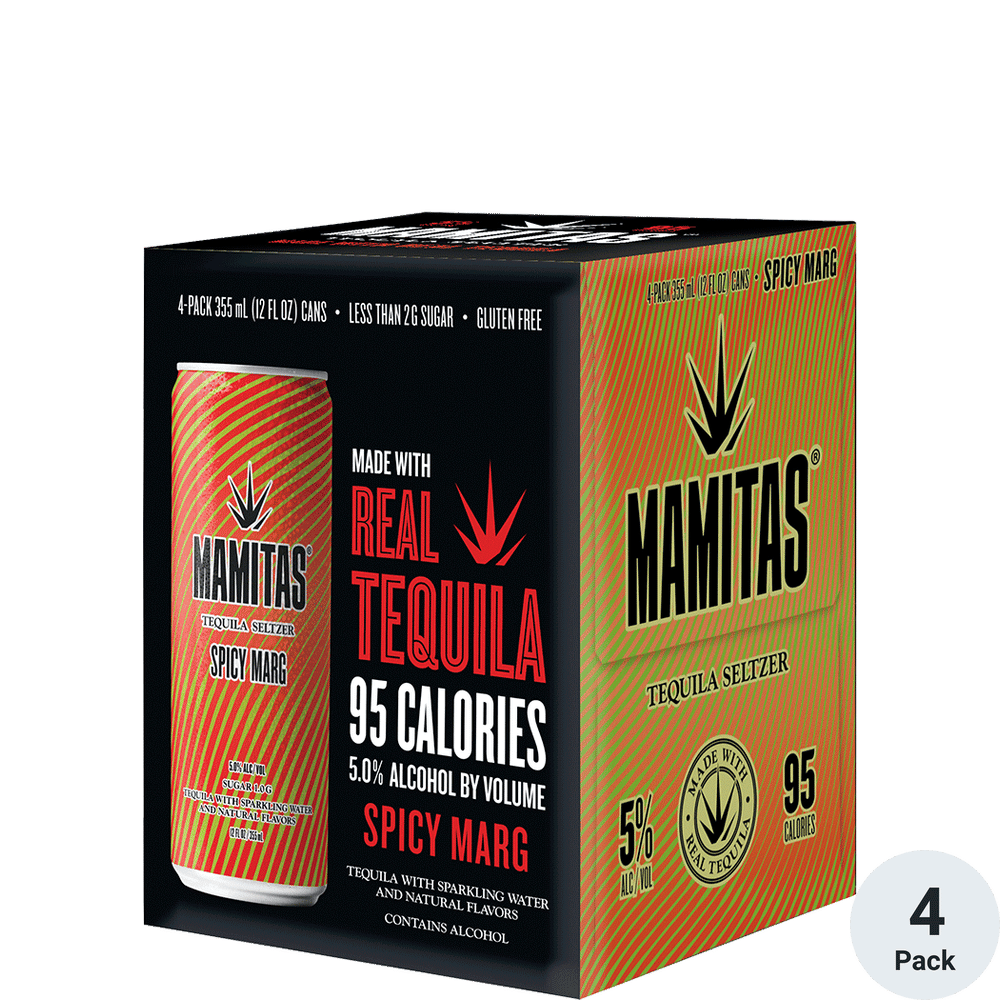 Mamitas Spicy Margarita Tequila Seltzer | Total Wine & More