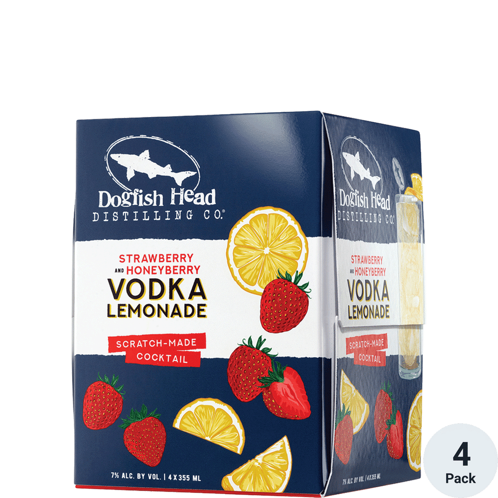 Dogfish Head Strawberry Honey Berry Vodka Lemonade | Total Wine & More