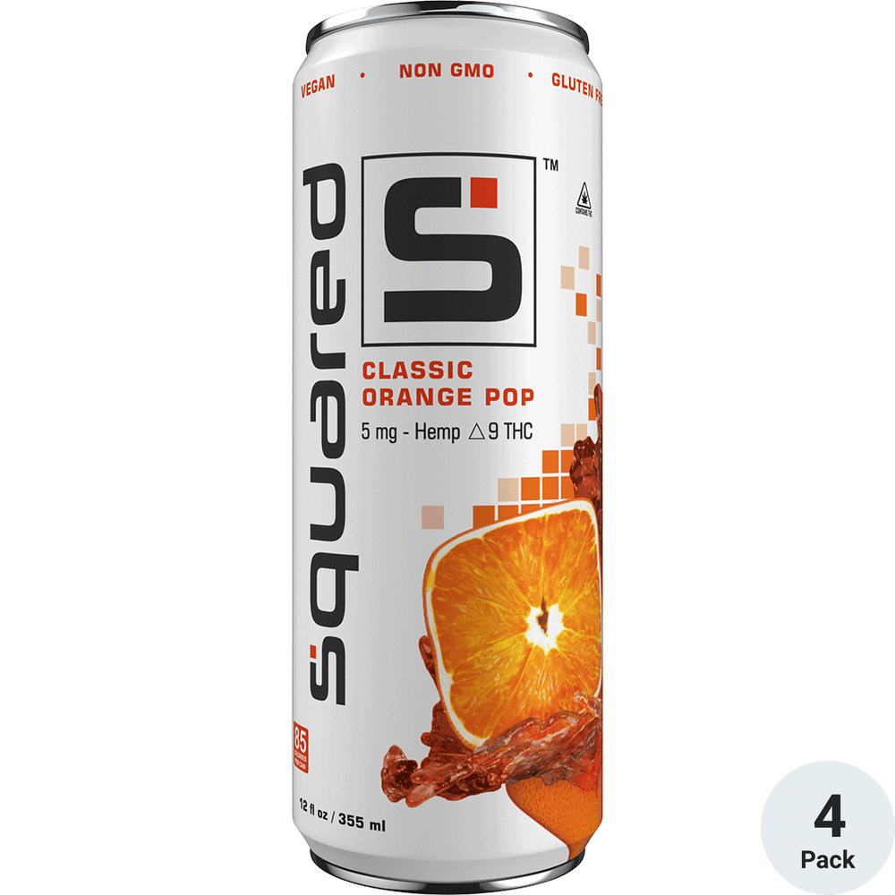 Squared THC 5mg Orange Pop | Total Wine & More