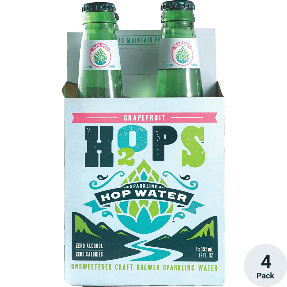 H2Ops Non-Alcoholic Grapefruit Hop Water | Total Wine & More