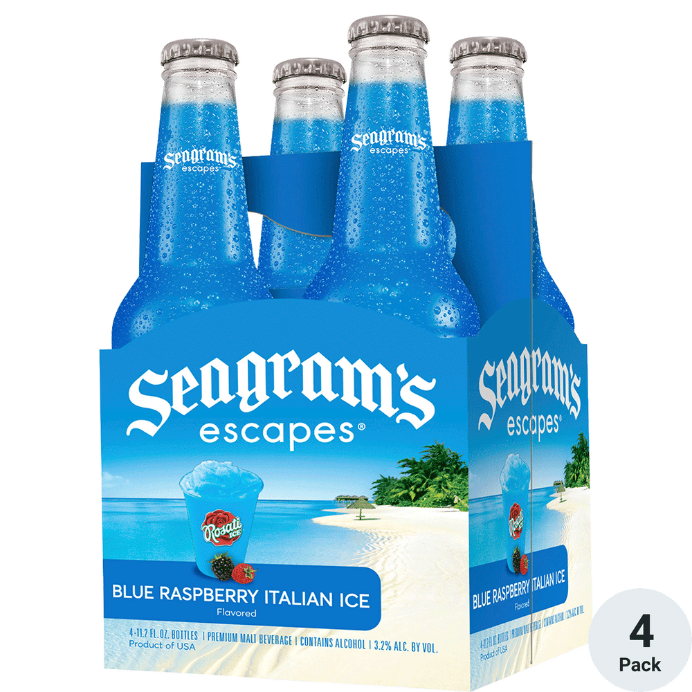 Seagrams Escapes Blue Raspberry Italian Ice Total Wine More