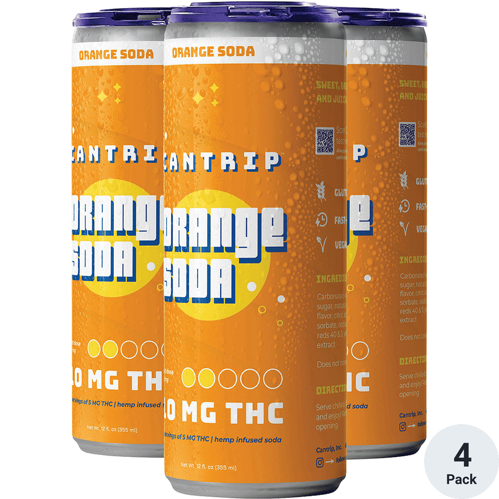 Cantrip THC 10mg Orange Soda | Total Wine & More