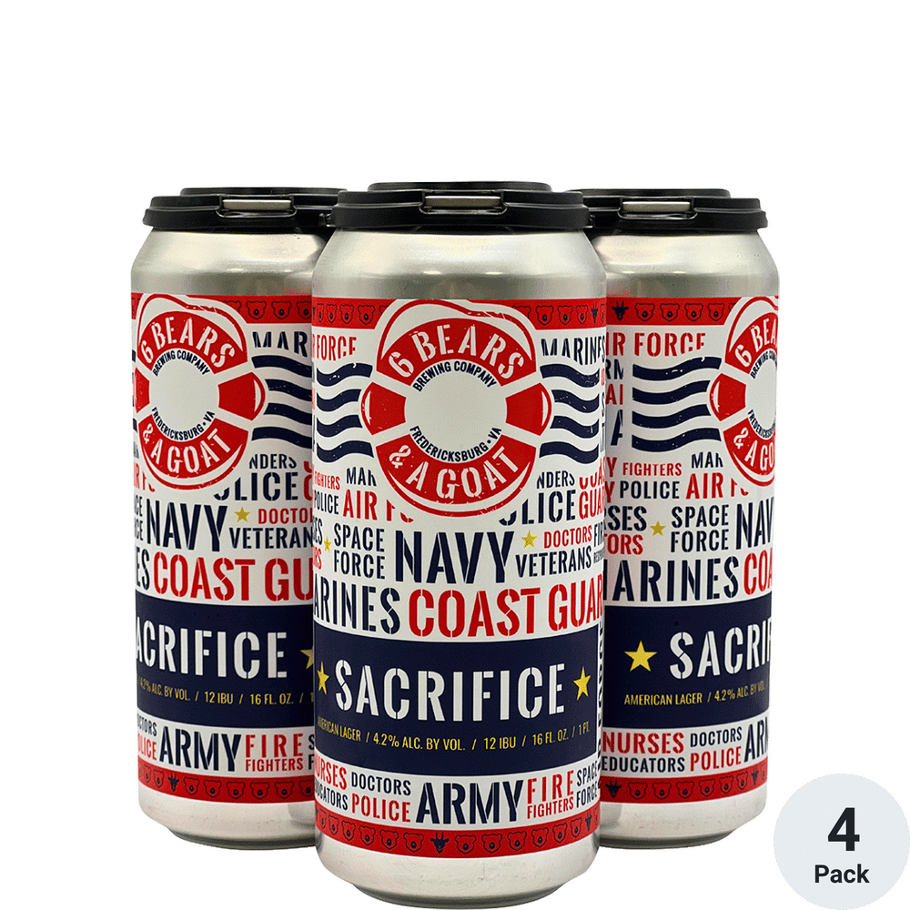 6 Bears & Goat Sacrifice American Lager | Total Wine & More