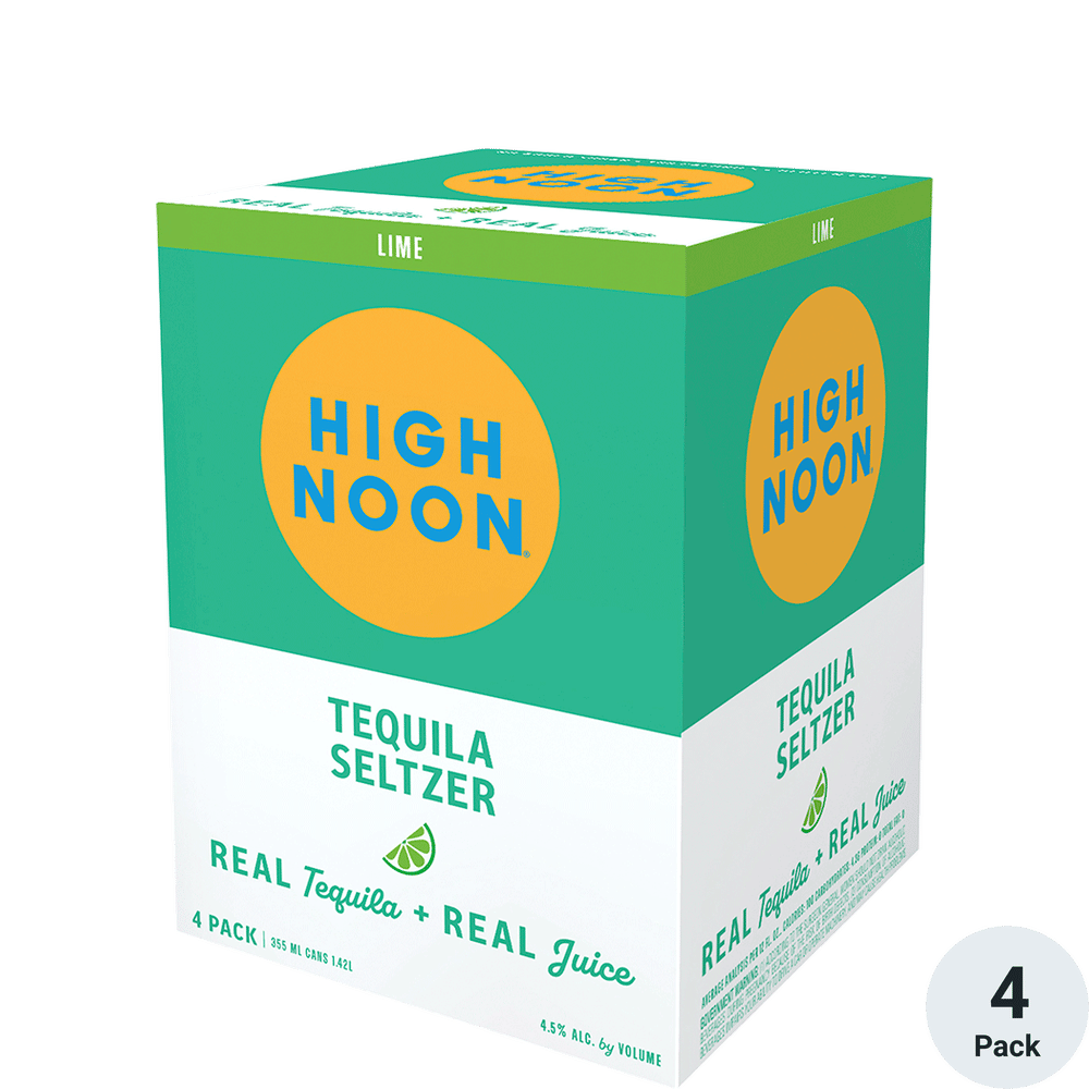 High Noon Hard Seltzer Tequila Lime Total Wine More   27188040957982 