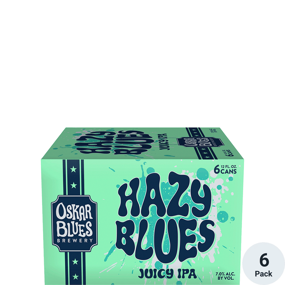 Oskar Blues Hazy Blue IPA 6pk 12oz Can 7% ABV – BevMo!