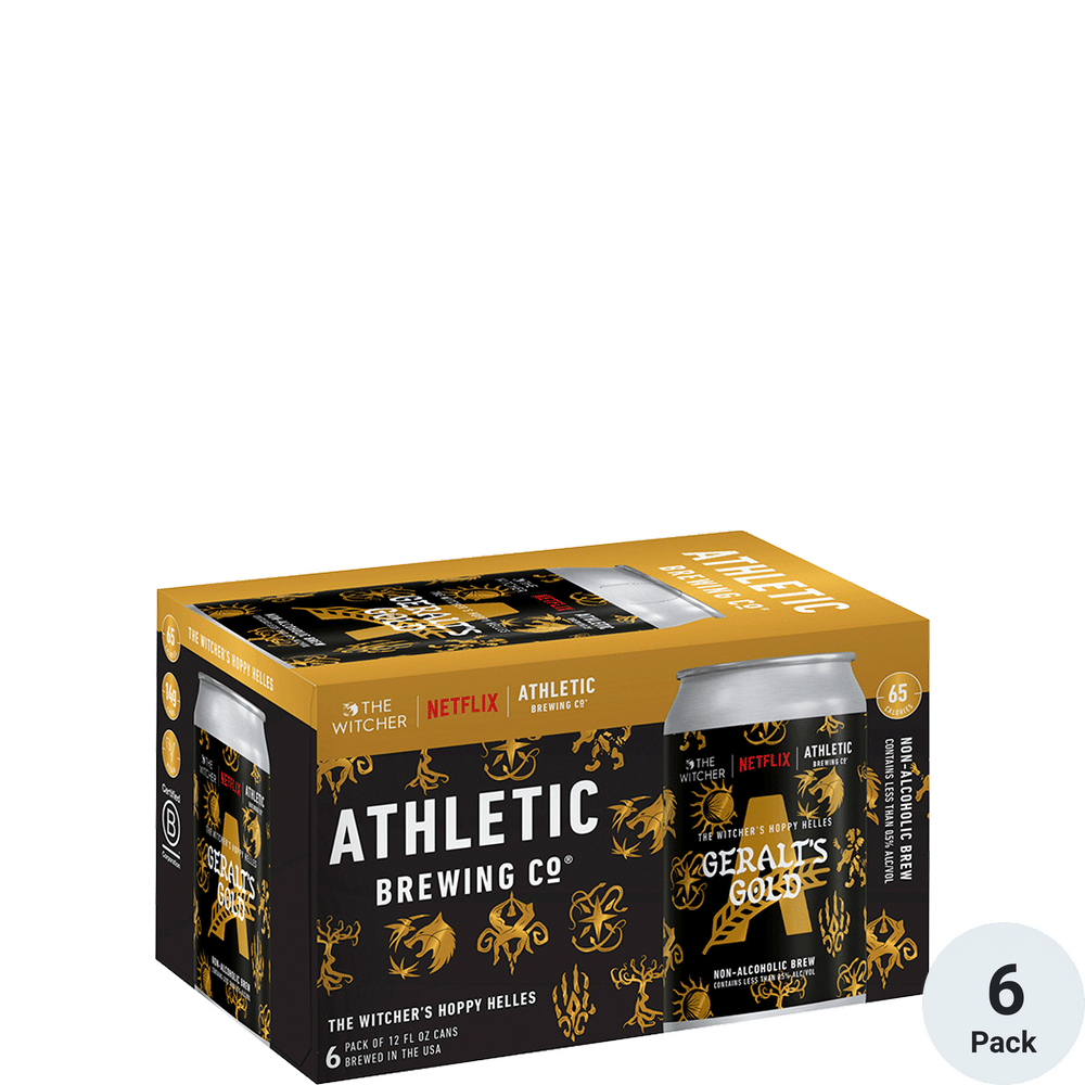 Athletic Non Alcoholic Geralt S Gold Hoppy Helles Lager Total Wine More