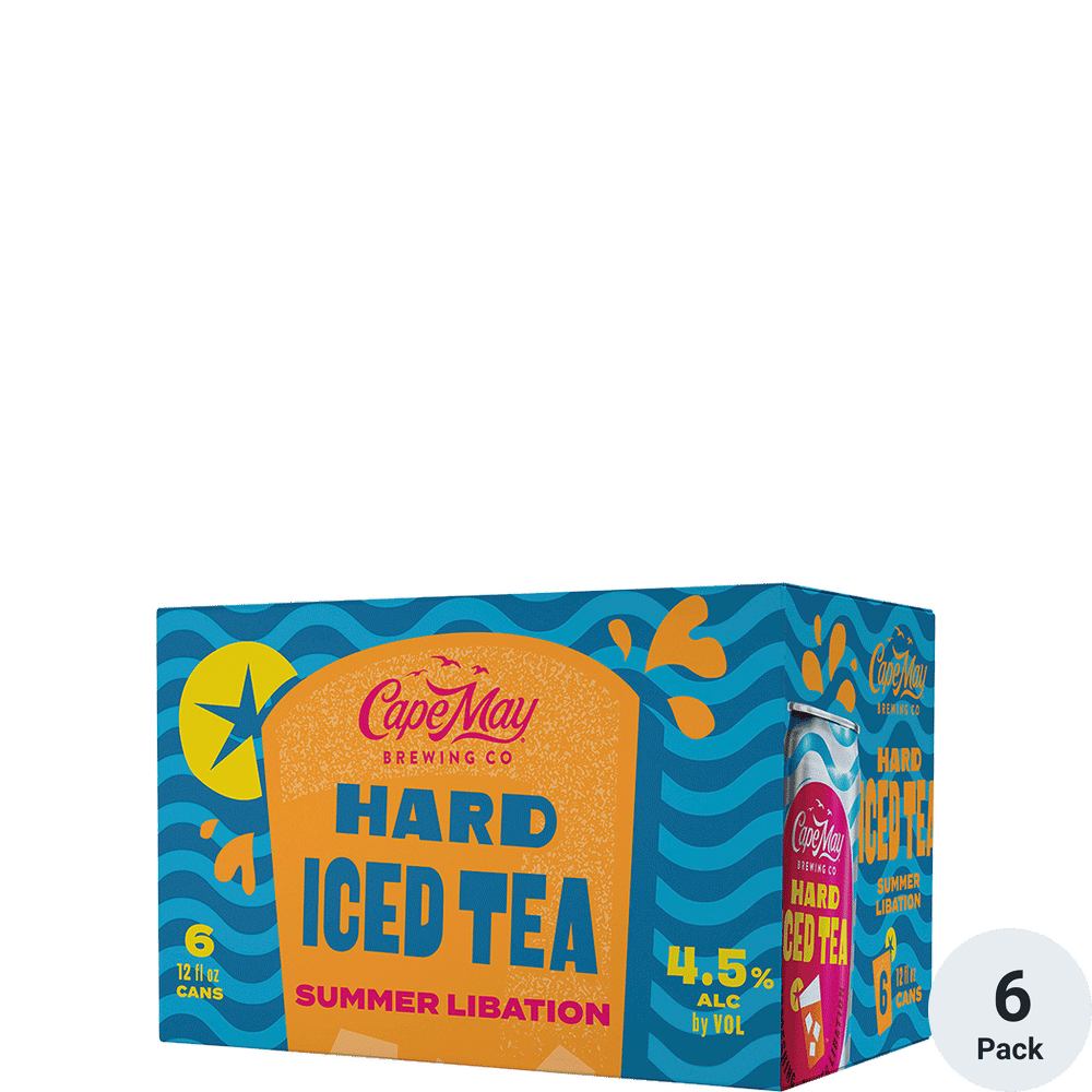 Cape May Brewing Company Hard Iced Tea 6 pack 12 oz. Can - Vine