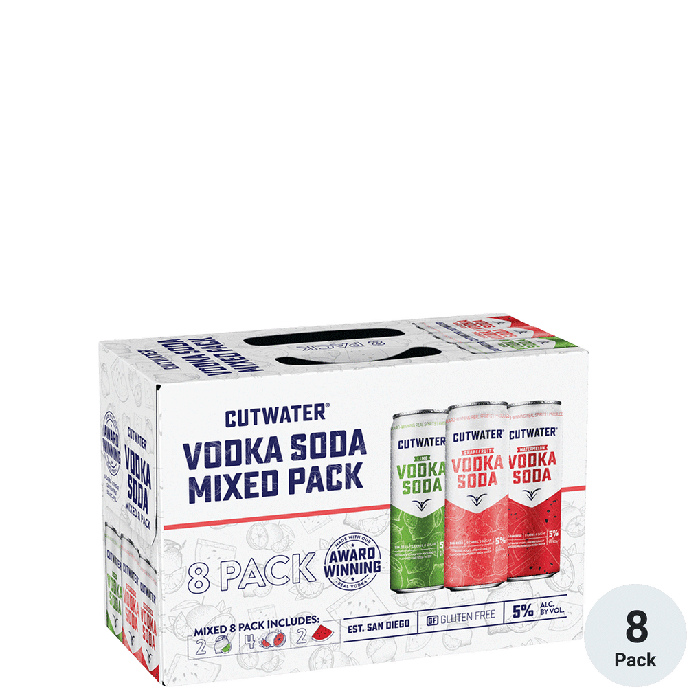Cutwater Vodka Soda Variety Pack | Total Wine & More