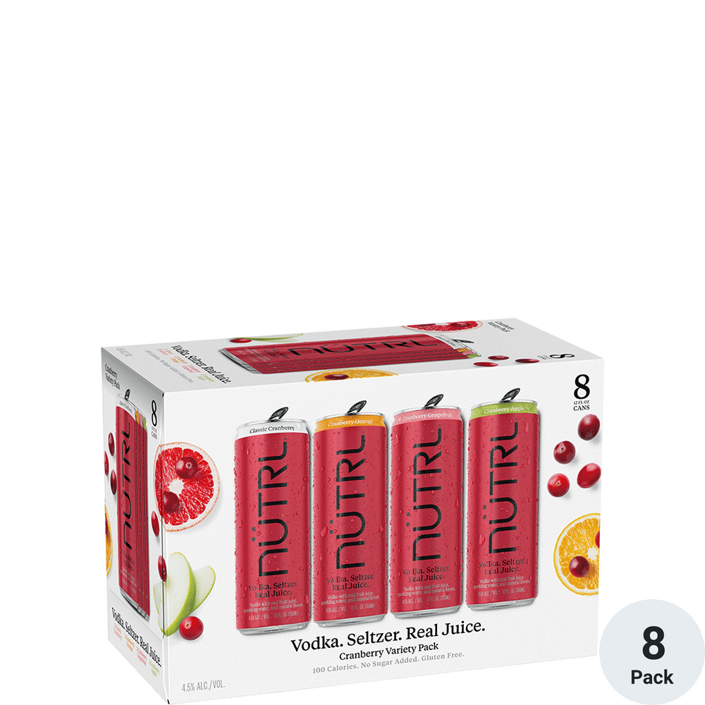 Nutrl Cranberry Hard Seltzer Variety Pack Total Wine And More