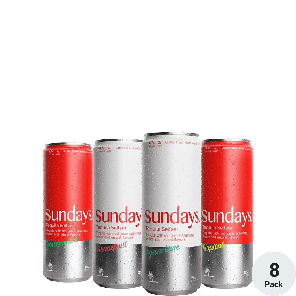 Sundays Hard Seltzer Variety Pack - Swiss Crafted