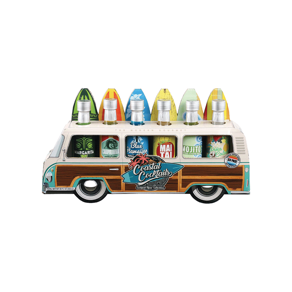 Woody Bus Cocktail Mixer Gift Set of 5