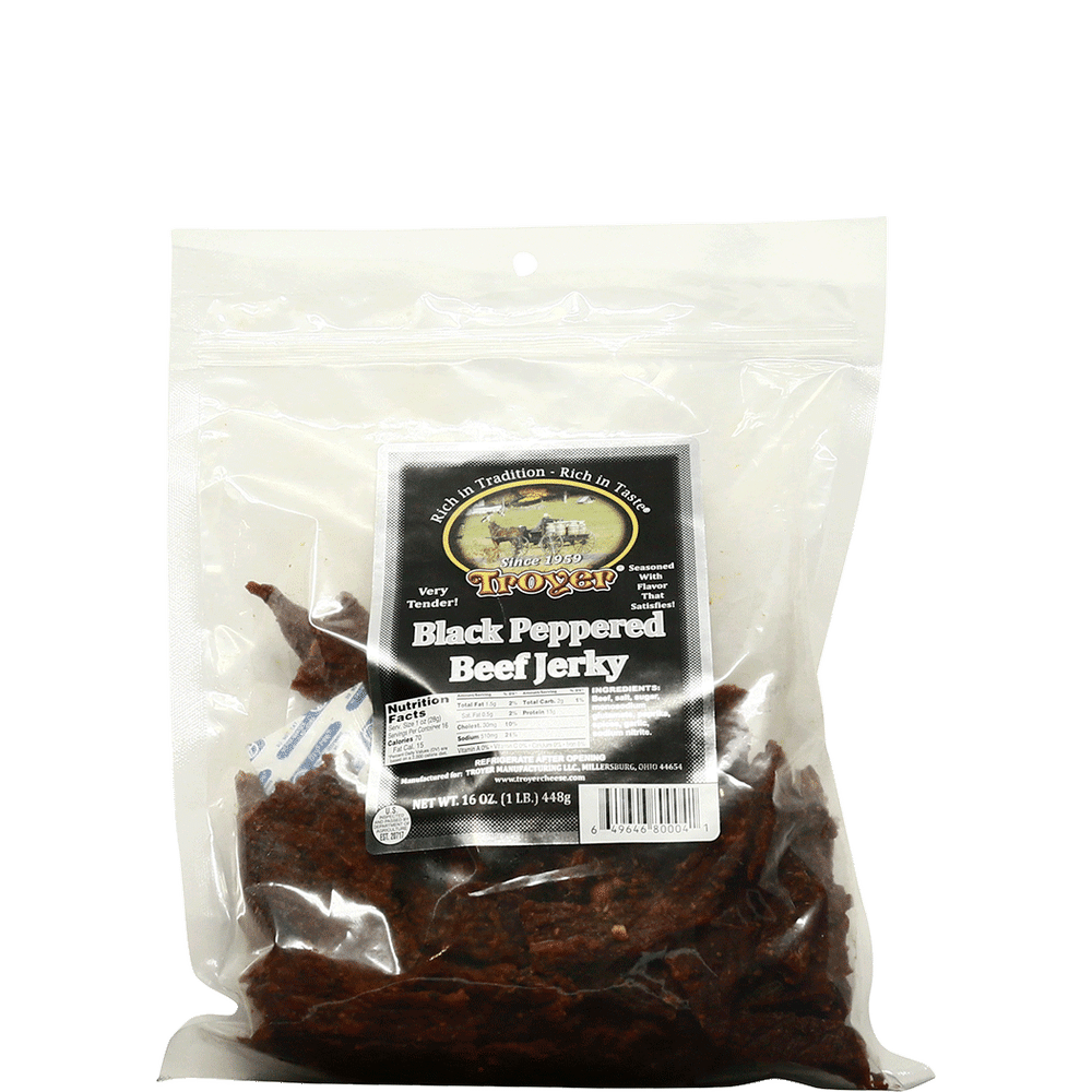 Troyer Beef Jerky Pepper | Total Wine & More