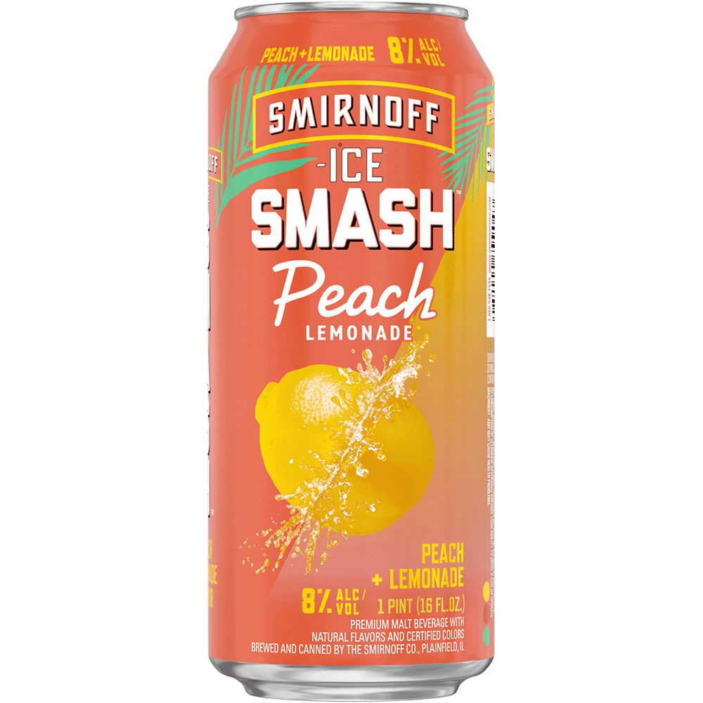 Smirnoff SMASH Peach Lemonade | Total Wine & More