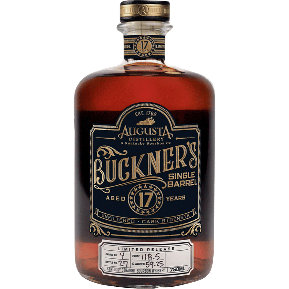 Buckner's Single Barrel 17 Year Bourbon Whiskey | Total Wine & More