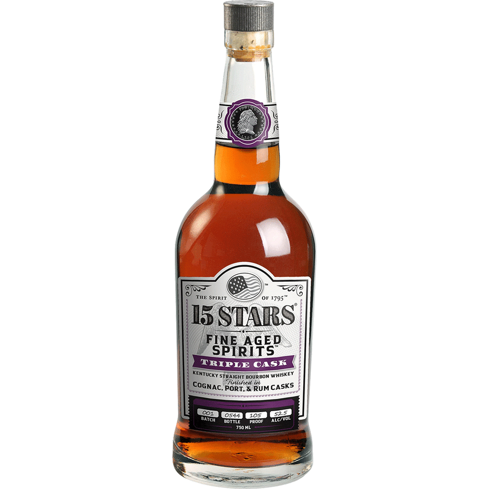 15 Stars Triple Cask 8 & 16 Year Straight Bourbon | Total Wine & More