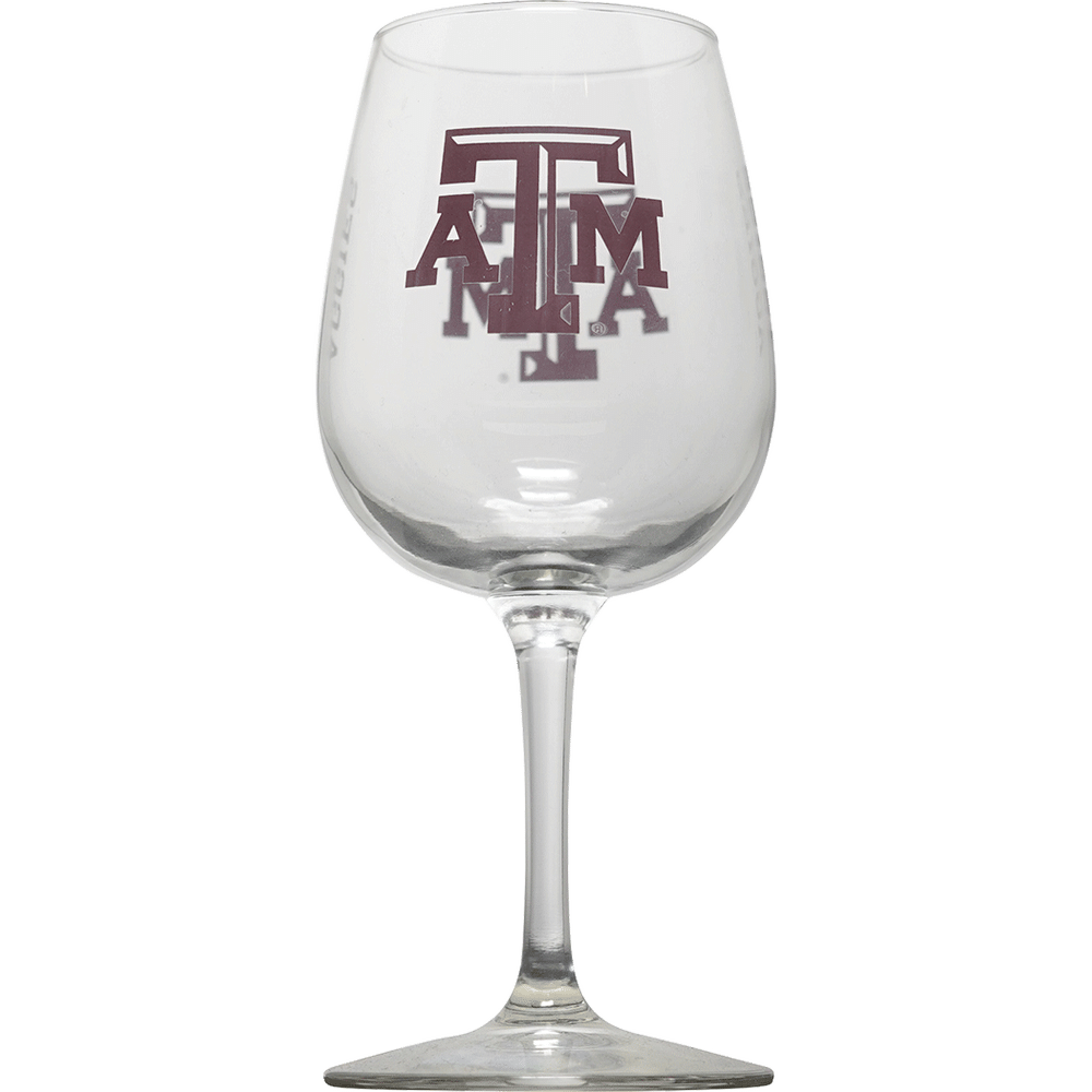 Etched Wine Glass - Texas A&M | Total Wine & More