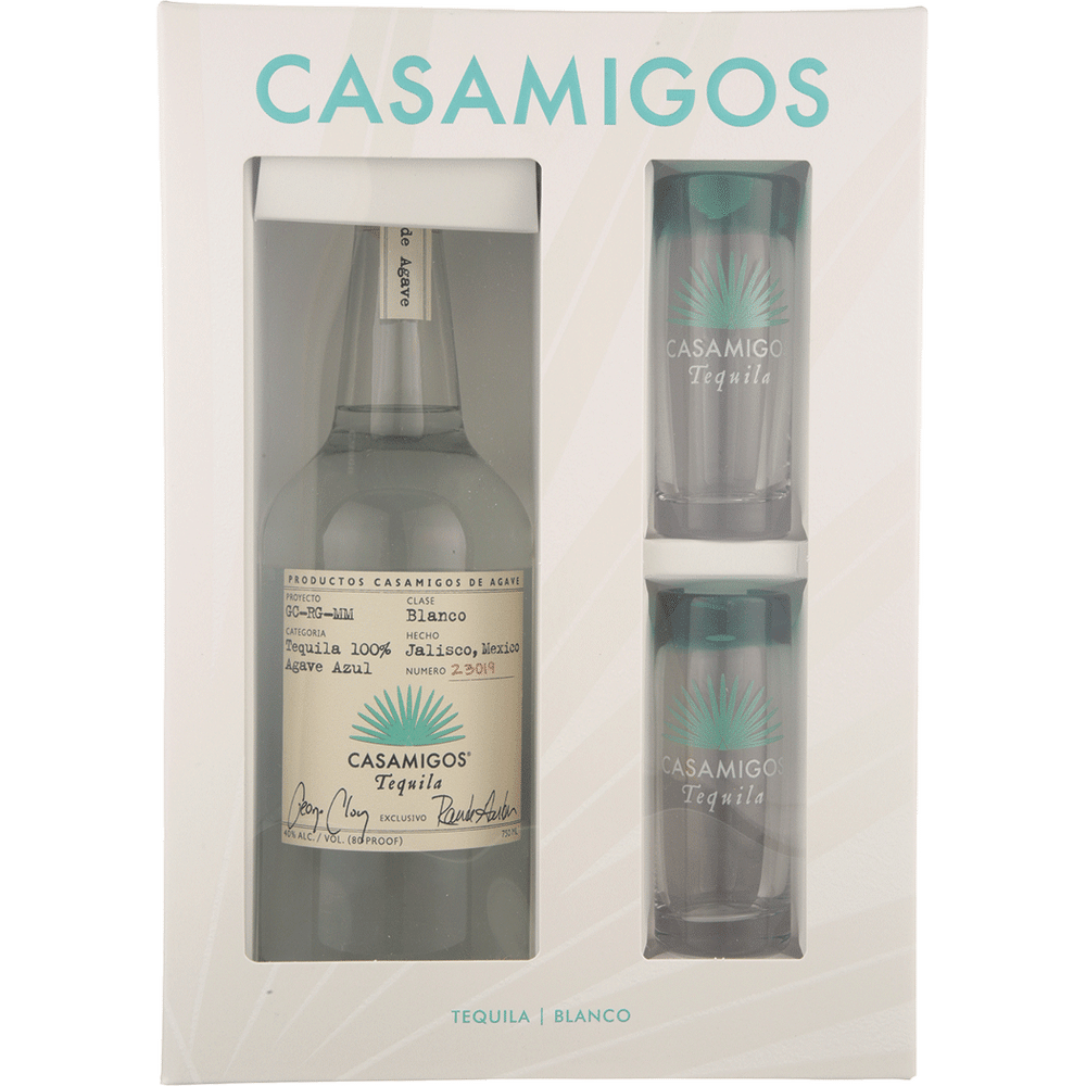 Casamigos Blanco with Shot Glasses Gift | Total Wine & More