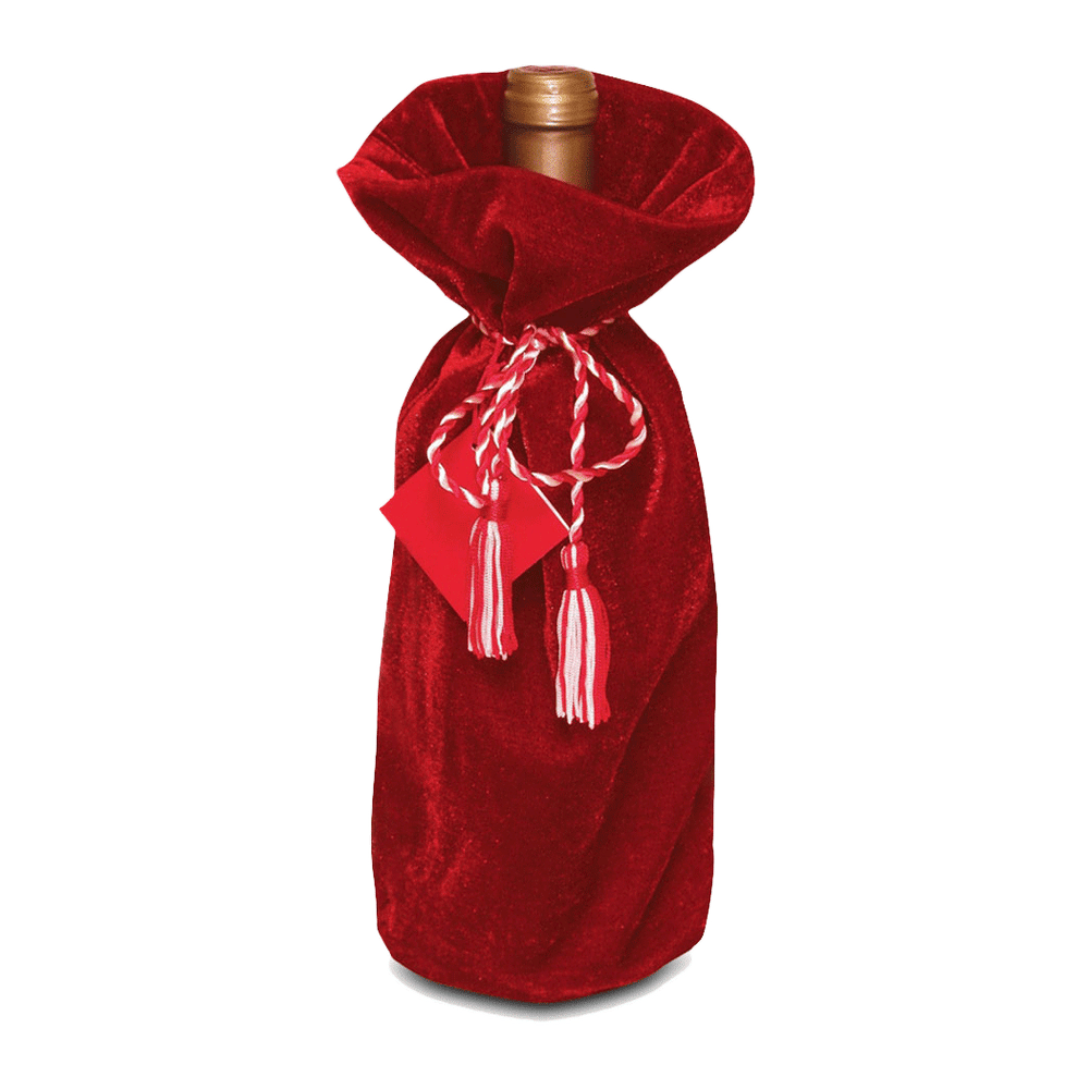 Gift Bag Fabric Red Velvet | Total Wine & More