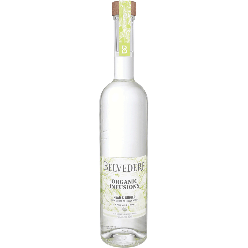 Belvedere Organic Infusions Pear And Ginger Vodka 70cl / 40