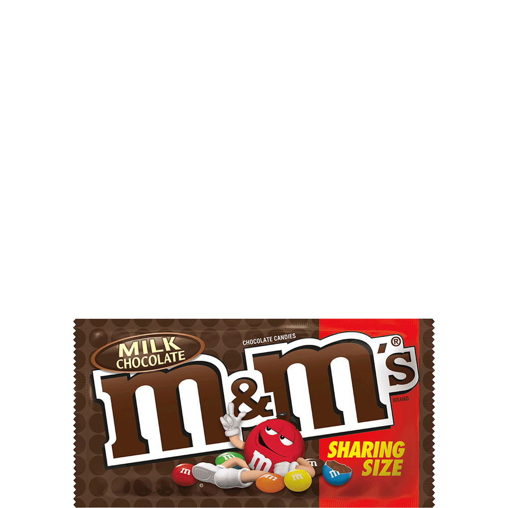 2) M&M'S Milk Chocolate Candy Bar, Chocolate Bar with Mini M&M'S
