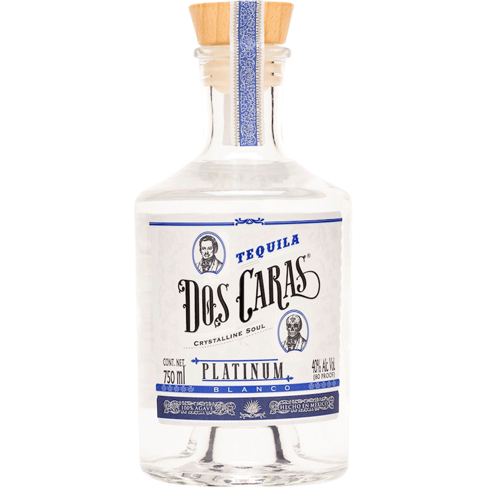 Dos Caras Platinum Blanco Tequila | Total Wine & More