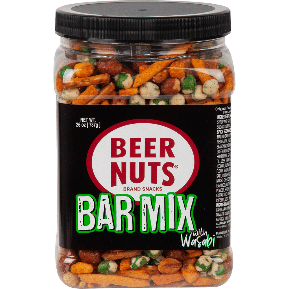 Beer Nuts Wasabi Bar Mix Jar | Total Wine & More