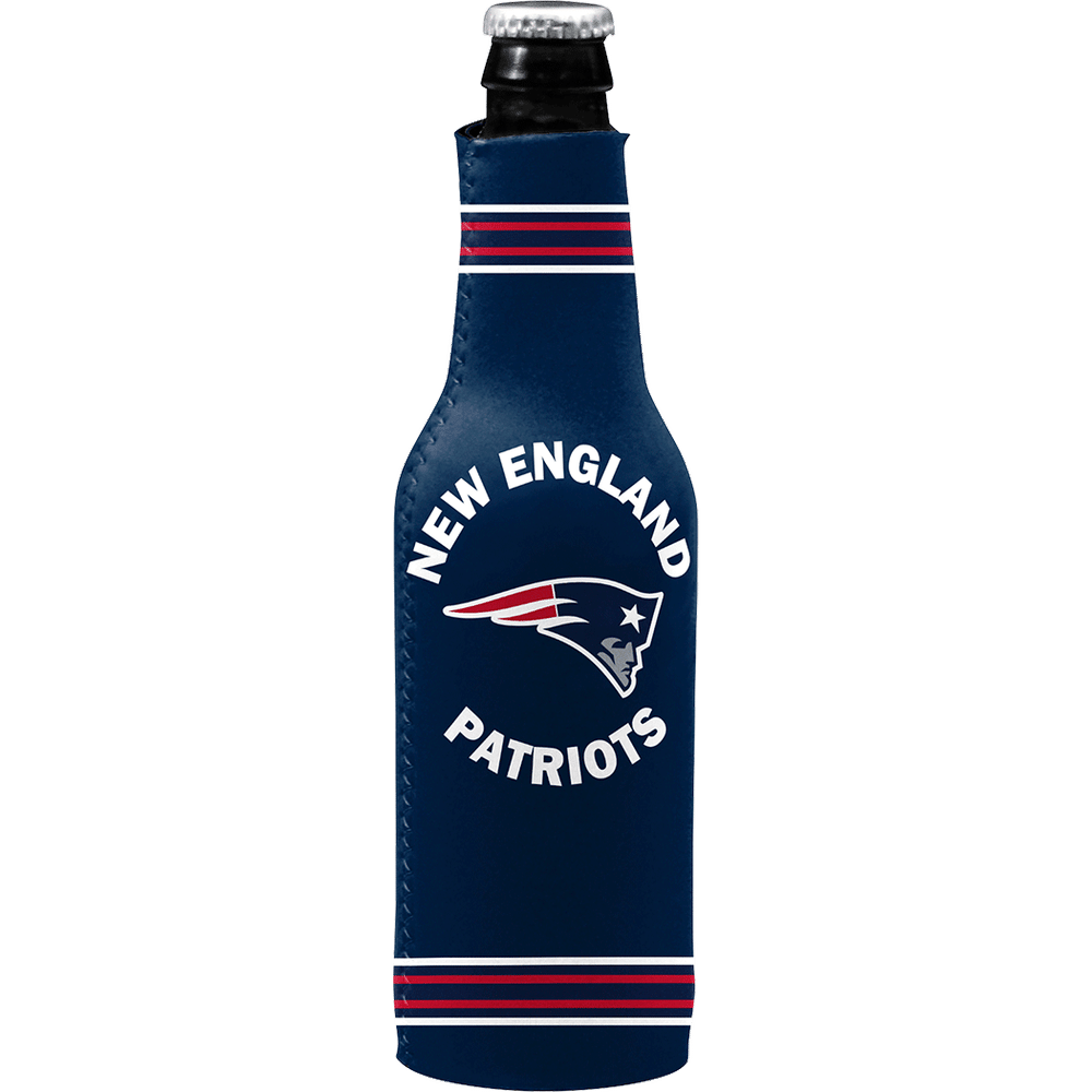 New England Patriots Crest Logo Bottle Coozie