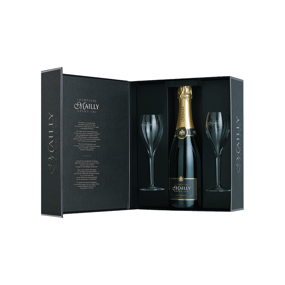 Joly Champagne & Glasses gift set