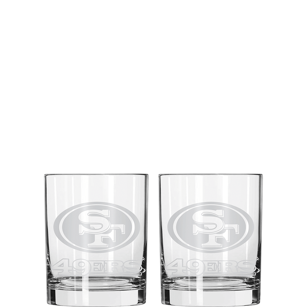 San Francisco 49ers 14oz Frost Rock Glass