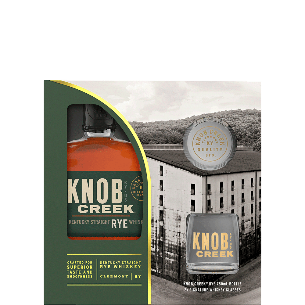 Knob Creek Rye Whiskey with Glassware Gift Total Wine & More