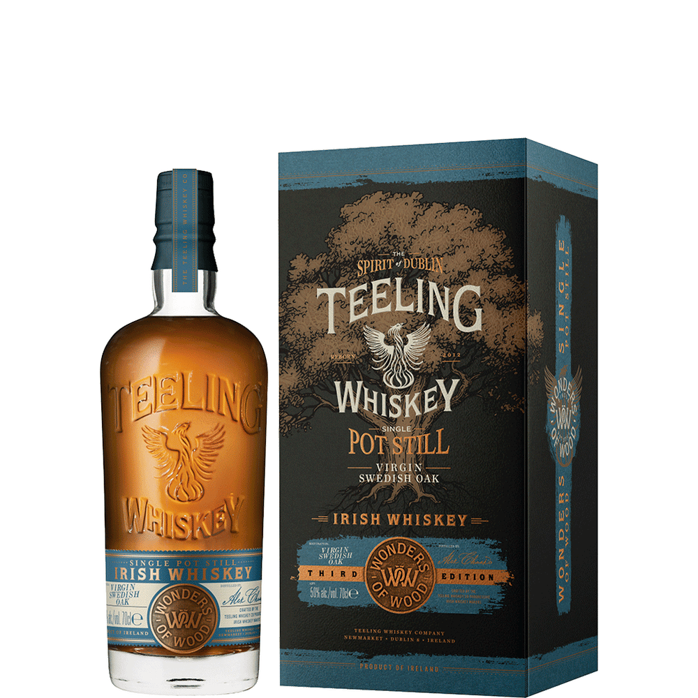 Teeling Single Pot Still Whiskey Wonders of Wood Virgin Swedish Oak ...