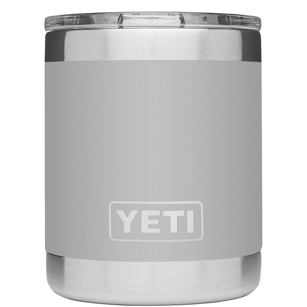 Yeti Rambler Lowball 10 Oz. Black Stainless Steel Insulated