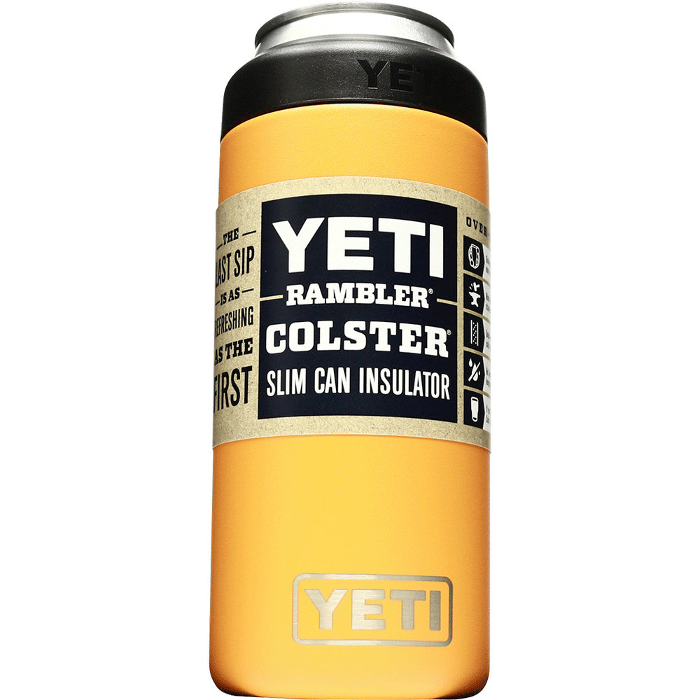 YETI Rambler Colster Slim Can Insulator - King Crab Orange