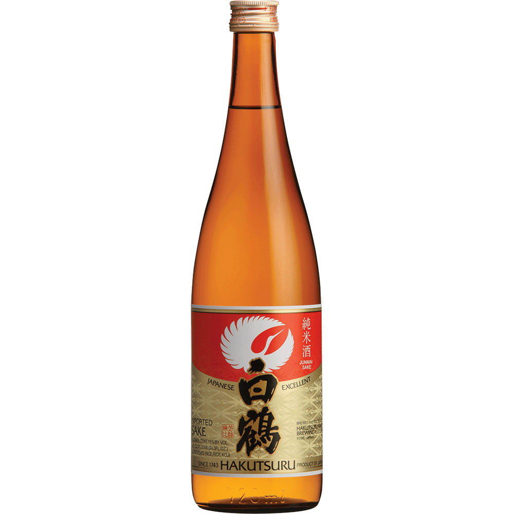 Sake giapponese HAKUTSURU PREMIUM HOT SAKE TANREI JUNMAI alc 13.5% - 180ml